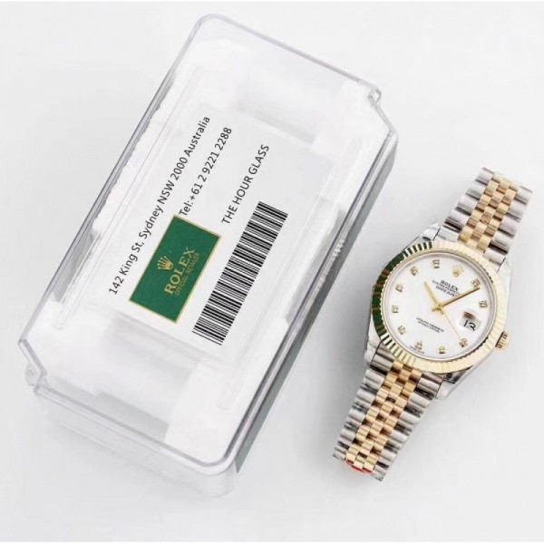 Replica Rolex Datejust II 116333 41MM GM Stainless Steel & Yellow Gold Mother Of Pearl Dial Swiss 3235