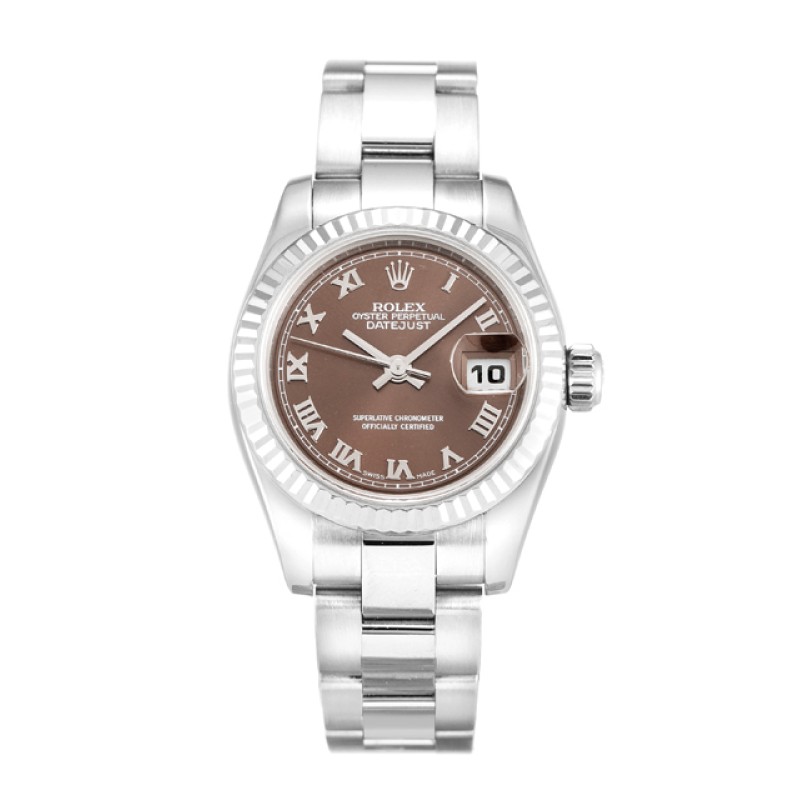 UK White Gold Rolex Replica Datejust Lady 179179-26 MM