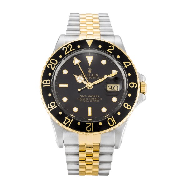 UK Yellow Gold Rolex Replica GMT Master 16753-38 MM