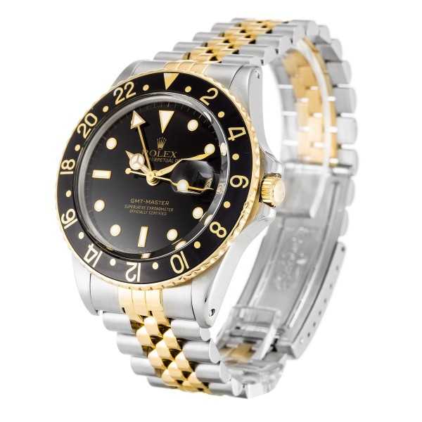 UK Yellow Gold Rolex Replica GMT Master 16753-38 MM