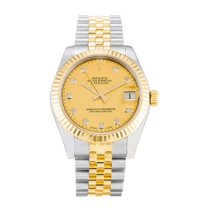 UK Yellow Gold Rolex Replica Datejust Lady 178273-31 MM