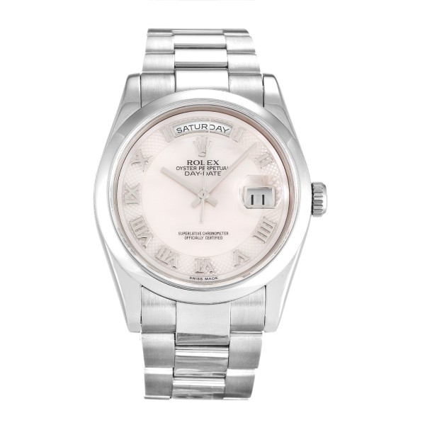 UK White Gold Rolex Replica Day-Date 118209-36 MM