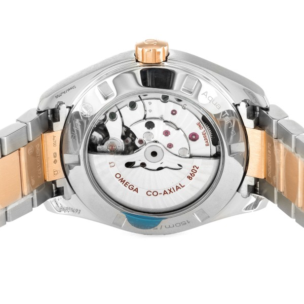 UK Steel & Rose Gold Omega Replica Aqua Terra 150m Gents 231.20.42.22.06.001-41.5 MM