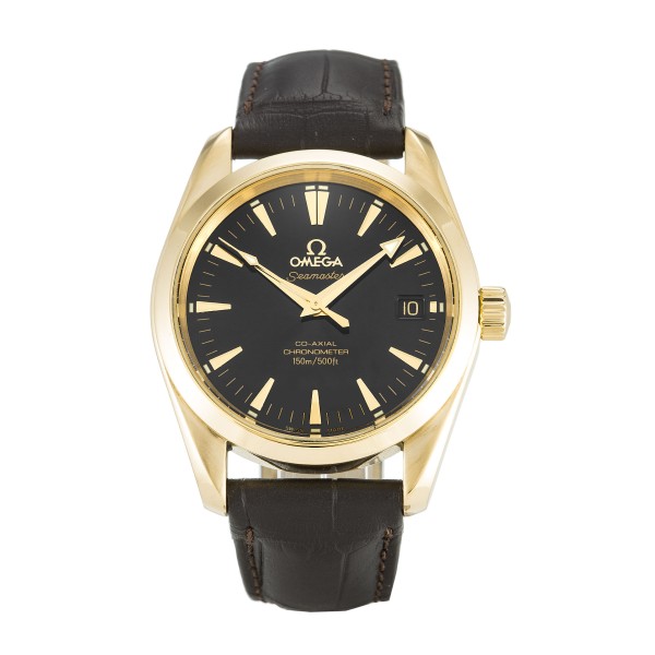 UK Yellow Gold Omega Replica Aqua Terra 150m Mid-Size 2604.50.37-35 MM