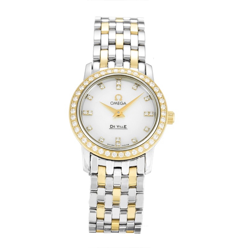  UK Yellow Gold set with DiamondsOmega Replica De Ville Prestige Ladies 4375.75.00-22 MM