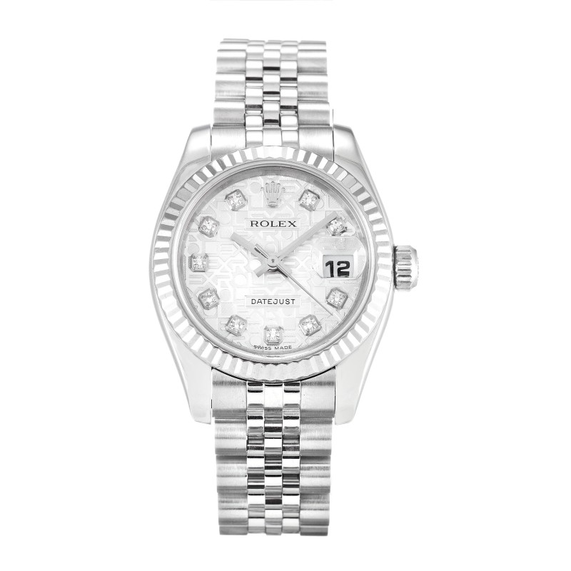 UK White Gold Rolex Replica Datejust Lady 179174-26 MM