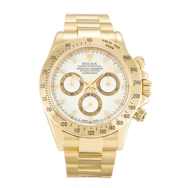 UK Yellow Gold Rolex Replica Daytona 116528-40 MM