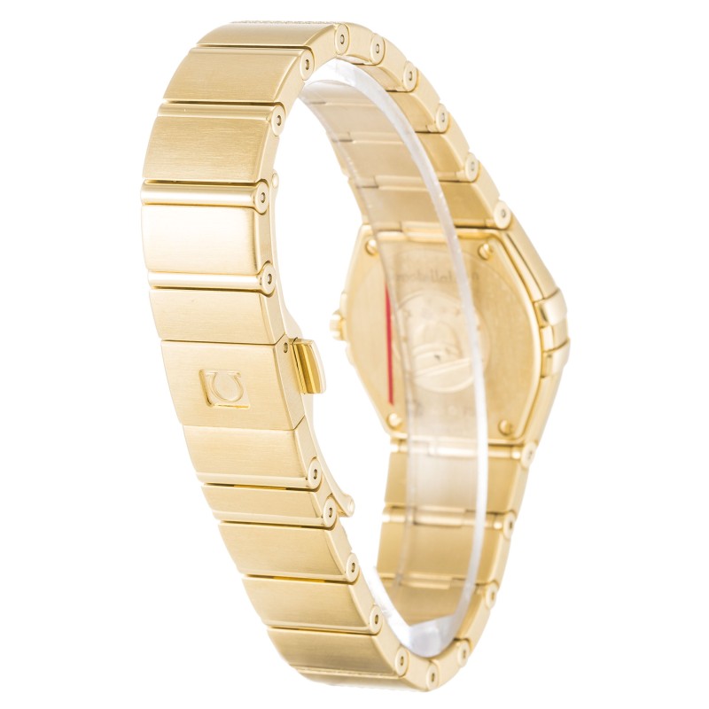 UK Yellow Gold set with Diamonds Omega Replica Constellation 123.55.24.60.05.002-24 MM