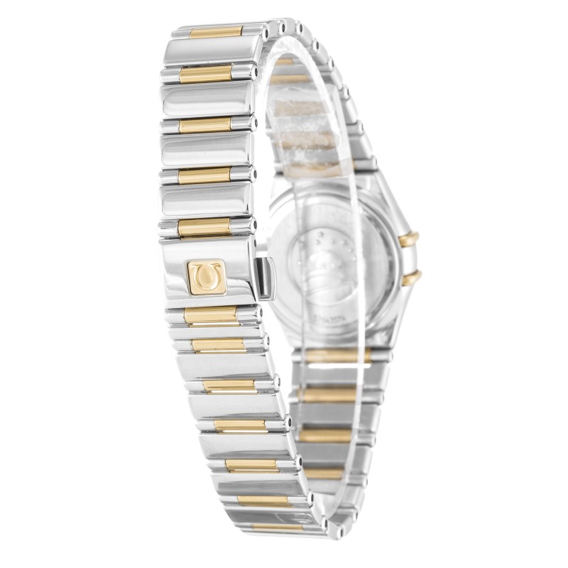 UK Steel & Yellow Gold set with Diamonds Omega Replica My Choice Mini 1365.75.00-22.5 MM