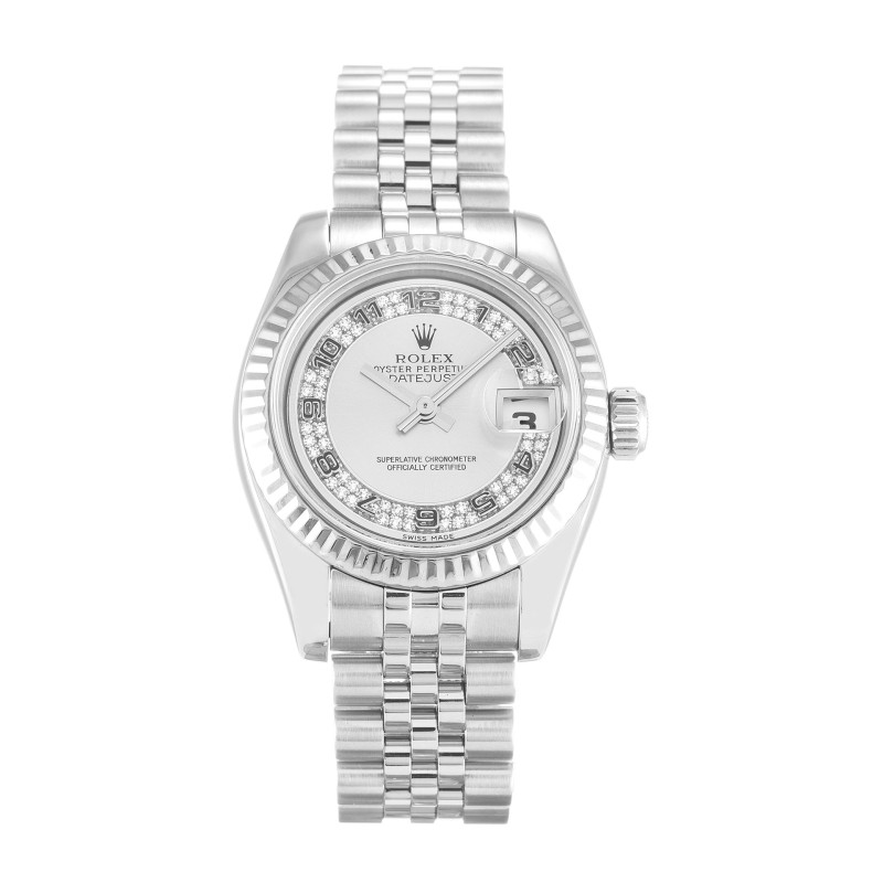 UK White Gold Rolex Replica Datejust Lady 179174-26 MM