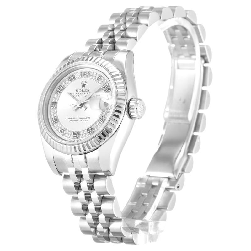 UK White Gold Rolex Replica Datejust Lady 179174-26 MM