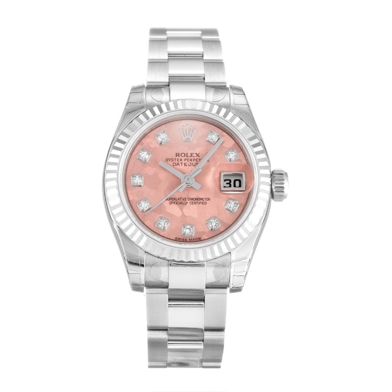 UK Steel Rolex Replica Datejust Lady 179174-26 MM