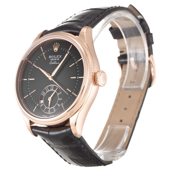 UK Rose Gold Rolex Replica Cellini 50525-39 MM