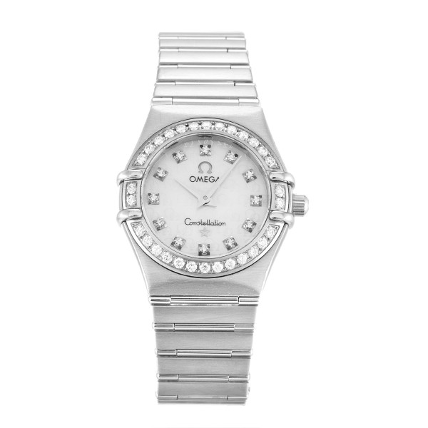 UK Steel set with Diamonds Omega Replica Constellation Mini 1460.75.00-22.5 MM