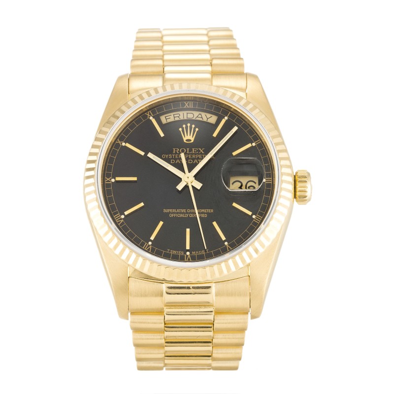 UK Yellow Gold Rolex Replica Day-Date 18038-36 MM