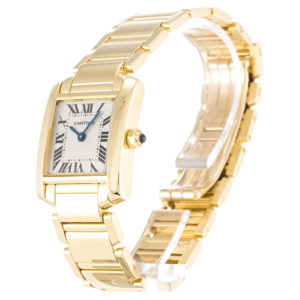 UK Yellow Gold Cartier Replica Tank Francaise W50002N2-19 MM