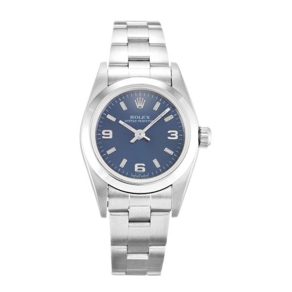 UK Steel Rolex Replica Lady Oyster Perpetual 76080-24 MM