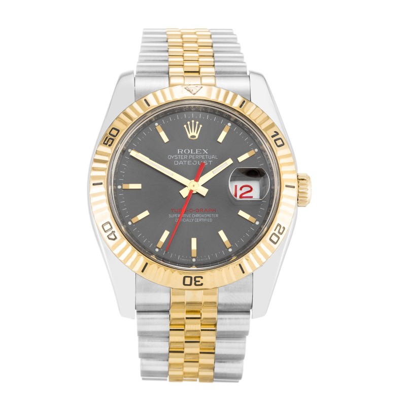 UK Steel & Yellow Gold Rolex Replica Turn-O-Graph 116263-36 MM