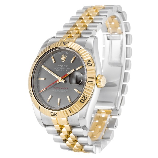 UK Steel & Yellow Gold Rolex Replica Turn-O-Graph 116263-36 MM