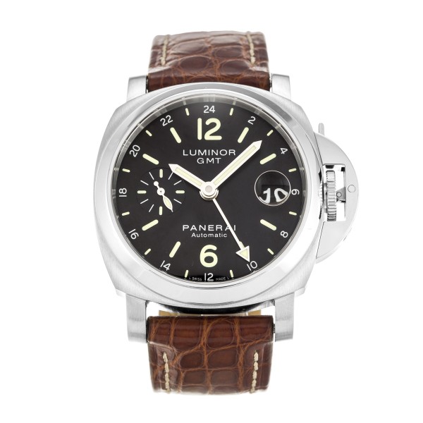 UK Black Baton Steel Swiss UK Replica Panerai Luminor GMT PAM00244-40 MM