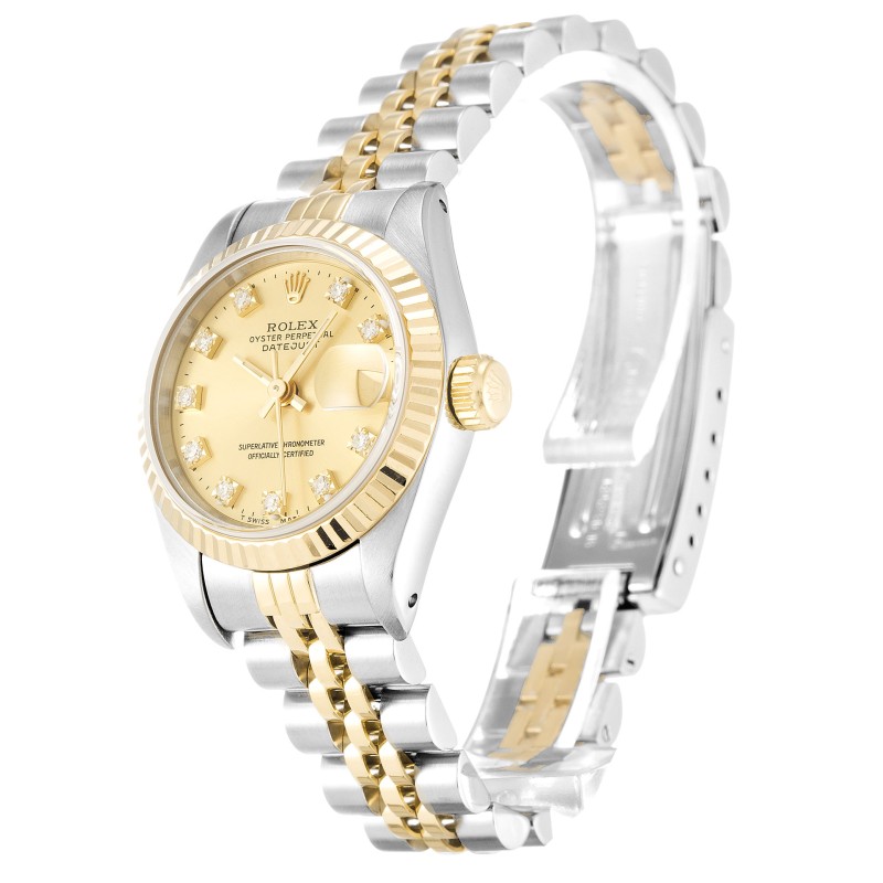 UK Steel & Yellow Gold Rolex Replica Datejust Lady 69173-26 MM