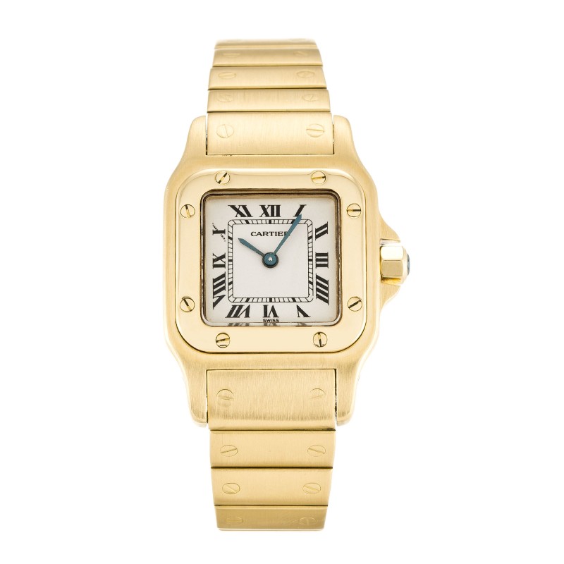 UK Yellow Gold Cartier Replica Santos W20010C5-23 MM