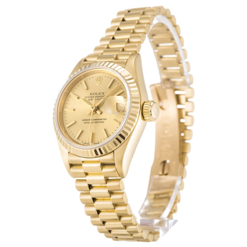 UK Yellow Gold Rolex Replica Datejust Lady 69178-26 MM