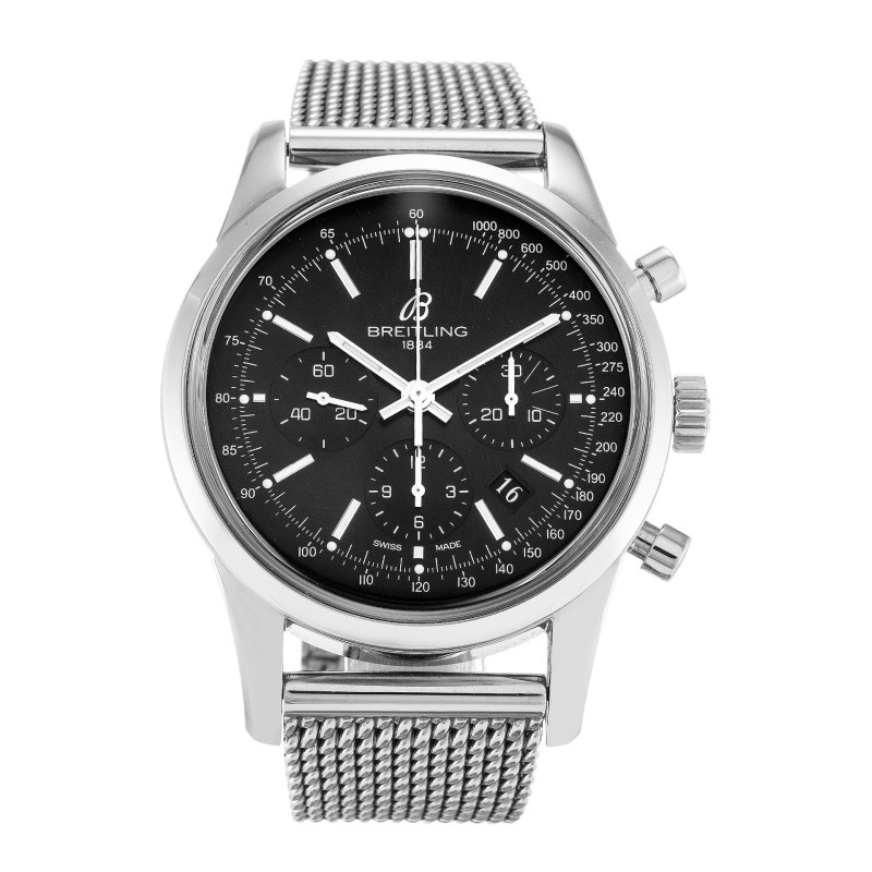 UK Steel Breitling Replica Transocean Chronograph AB0152-43 MM