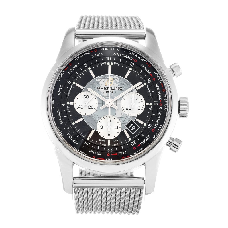 UK Steel Breitling Replica Transocean Chronograph AB0510-46 MM