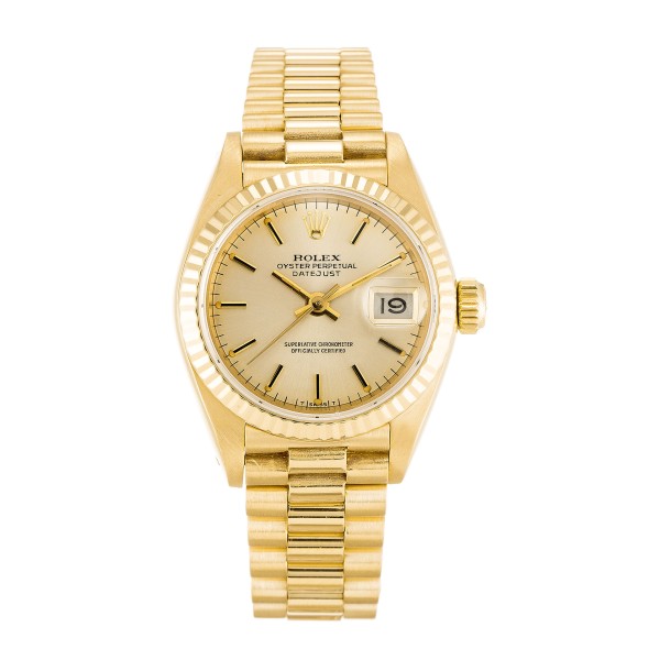 UK Yellow Gold Rolex Replica Datejust Lady 69178-26 MM