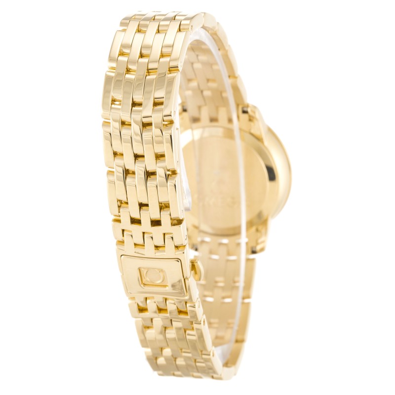 UK Yellow Gold Omega Replica De Ville Prestige 424.50.24.60.05.001-23 MM