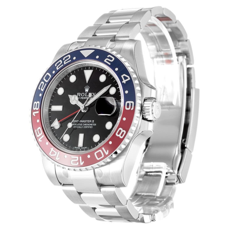 UK White Gold Rolex Replica GMT Master II 116719 BLRO-41 MM