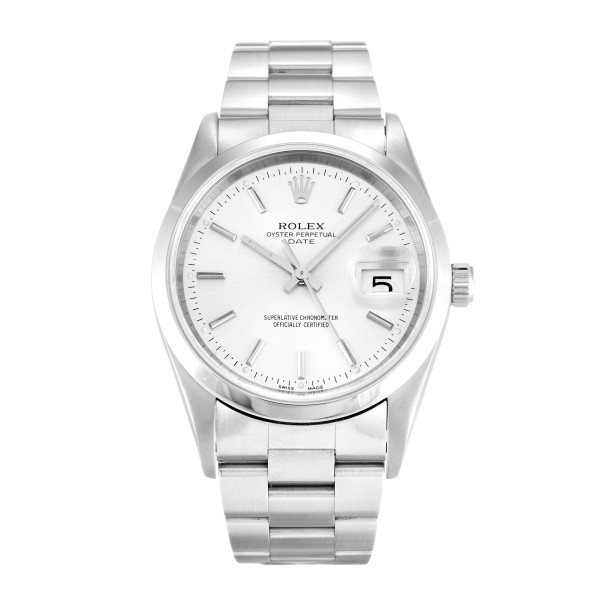 UK Steel Rolex Replica Oyster Perpetual Date 15200-34 MM