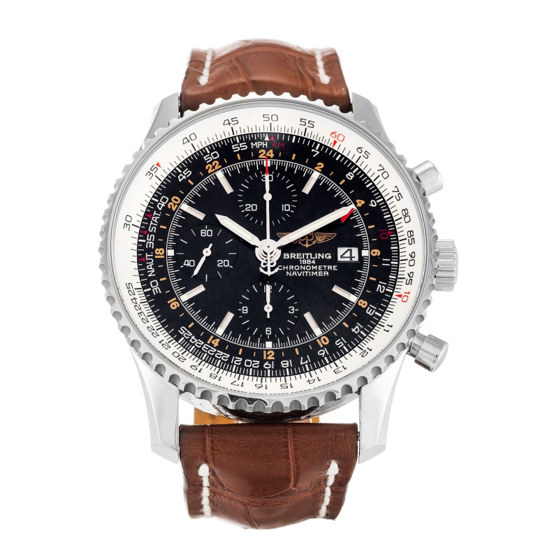 UK Steel Breitling Replica Navitimer World A24322-46 MM