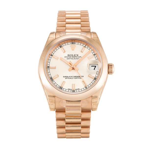 UK Rose Gold Rolex Replica Datejust Lady 178245F-31 MM