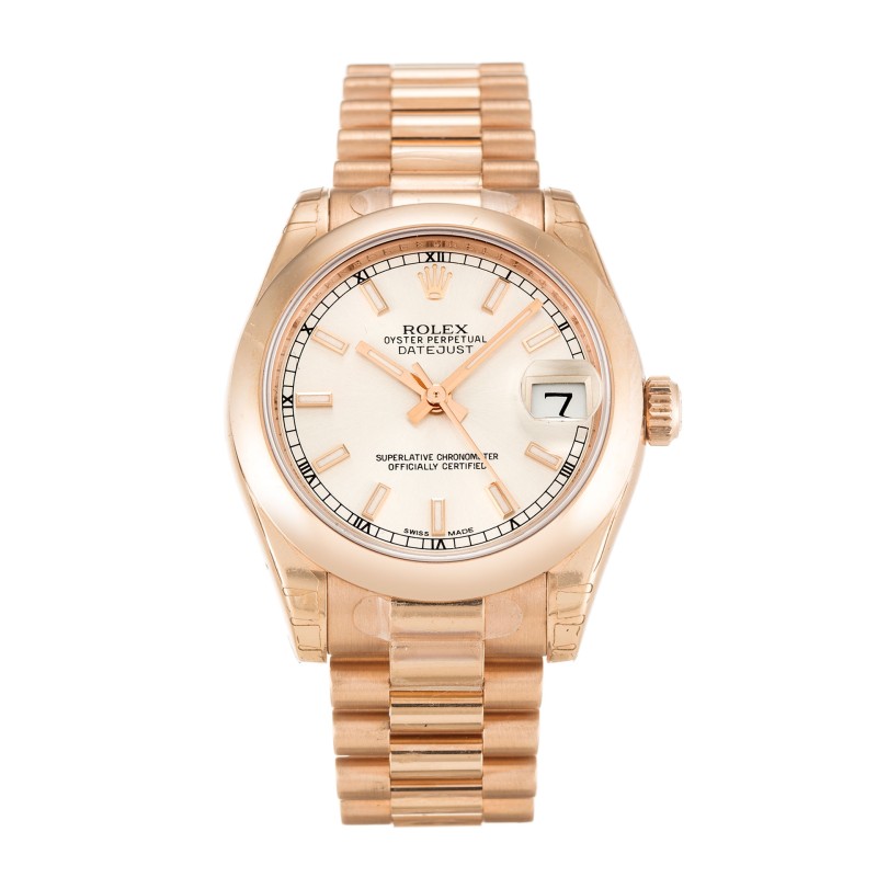 UK Rose Gold Rolex Replica Datejust Lady 178245F-31 MM