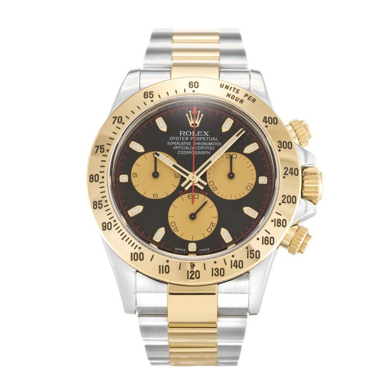 UK Steel & Yellow Gold Rolex Replica Daytona 116523-40 MM