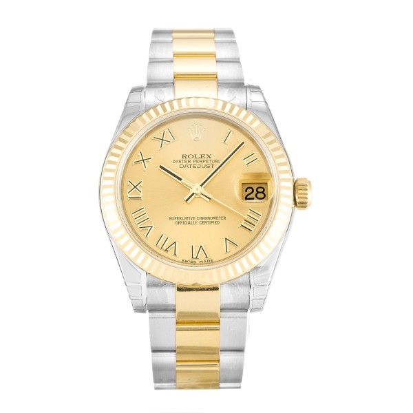 UK Yellow Gold Rolex Replica Datejust Lady 178273-31 MM