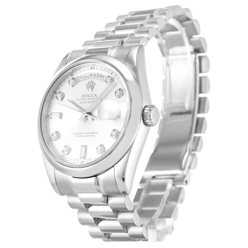 UK White Gold Rolex Replica Day-Date 118209-36 MM