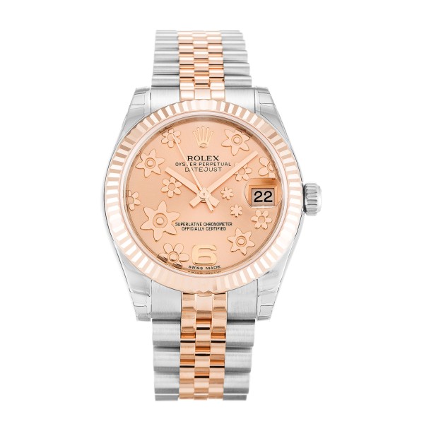 UK Rose Gold Rolex Replica Mid-Size Datejust 178271-31 MM