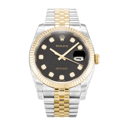 UK Yellow Gold Rolex Replica Datejust 116233-36 MM