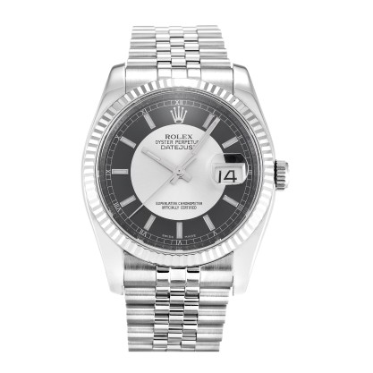 UK Steel & White Gold Rolex Replica Datejust 116234-36 MM