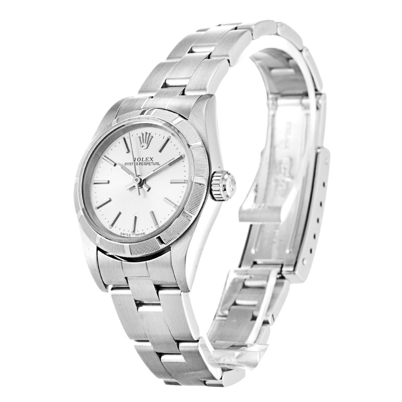 UK Steel Rolex Replica Lady Oyster Perpetual 67230-26 MM