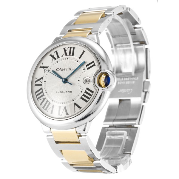 UK Steel & White Gold Cartier Replica Ballon Bleu W69009Z3-42 MM