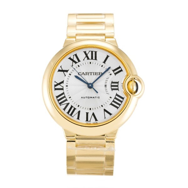 UK Yellow Gold Cartier Replica Ballon Bleu W69003Z2-37 MM