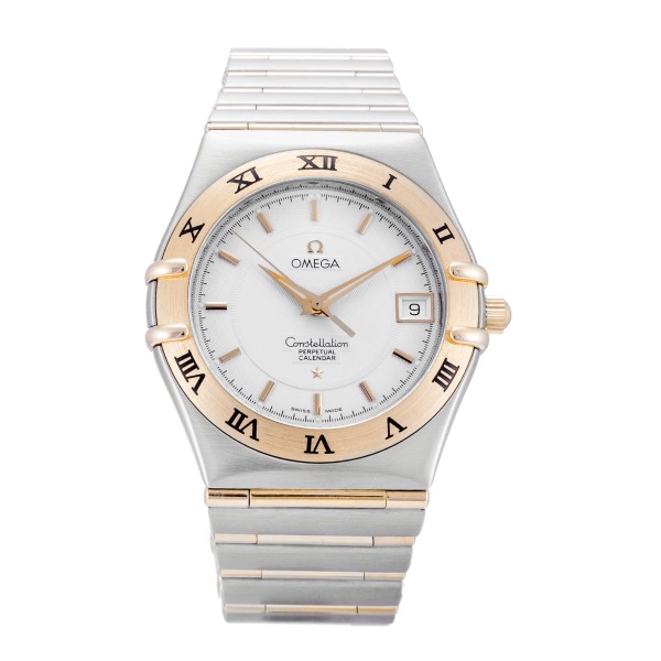 UK Steel & Yellow Gold Omega Replica Constellation 1252.30.00-33.5 MM