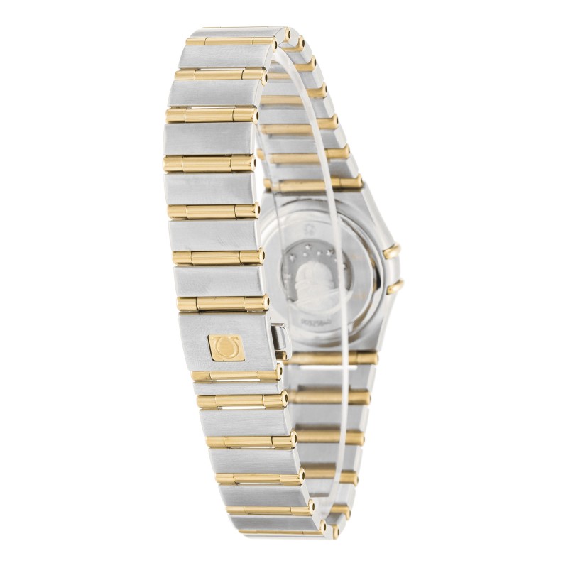 UK Steel & Yellow Gold set with Diamonds Omega Replica Constellation Mini 1267.15.00-22.5 MM