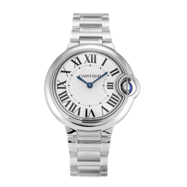 UK Steel Cartier Replica Ballon Bleu W6920084-33 MM