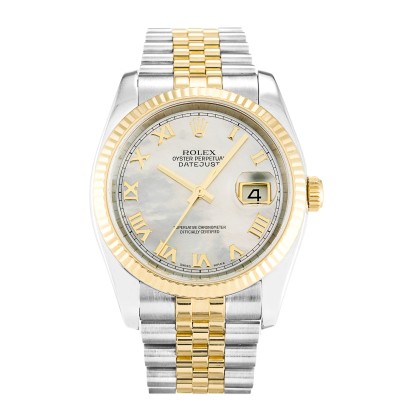 UK Yellow Gold Rolex Replica Datejust 116233-36 MM