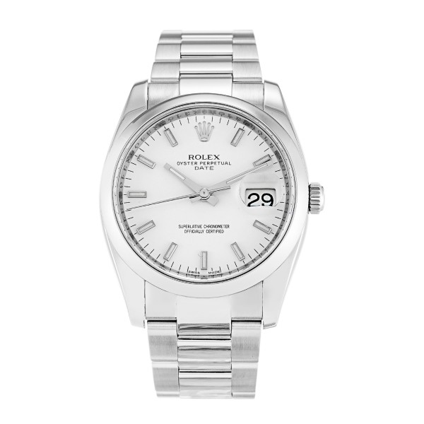 UK Steel Rolex Replica Oyster Perpetual Date 115200-34 MM